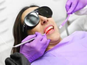 Example of laser dentistry for various dental treatments in Garland, TX